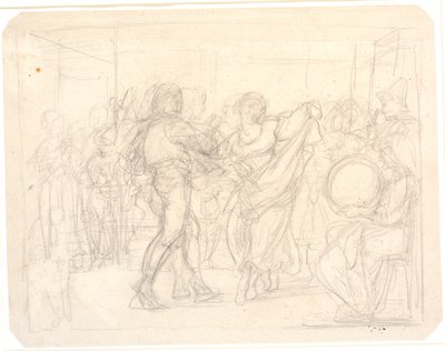 Danza in una latteria da Wilhelm Marstrand