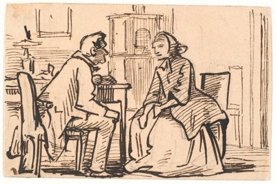 La visita della vedova da Wilhelm Marstrand