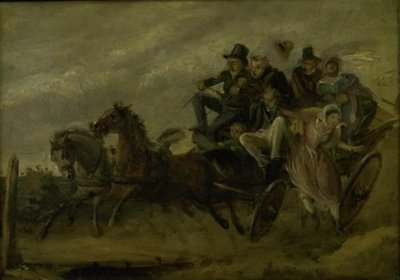 Episodio da Ludvig Holberg: Il viaggio alla sorgente miracolosa da Wilhelm Marstrand