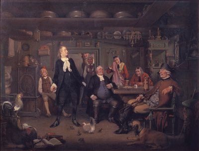 Da "Erasmus Montanus" di Ludvig Holberg, Atto III, Scena 3 da Wilhelm Marstrand