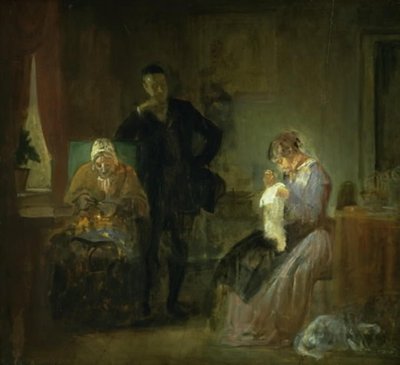 La visita del pretendente da Wilhelm Marstrand