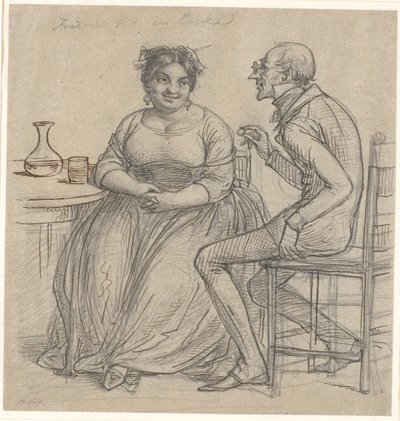 "Proposta a una vedova" da Wilhelm Marstrand