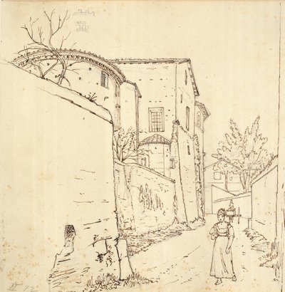 Strada a Roma da Wilhelm Marstrand
