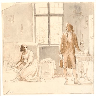 Goethe dalla vedova a Roma da Wilhelm Marstrand
