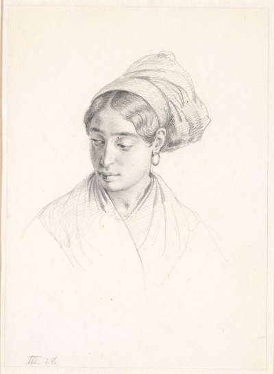 Testa di italiana da Wilhelm Marstrand