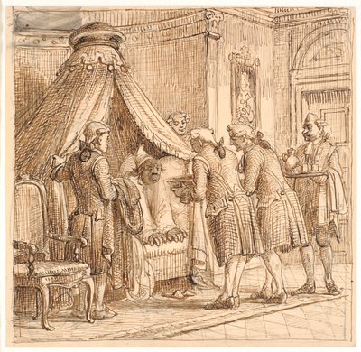 Jeppe nel letto del barone da Wilhelm Marstrand