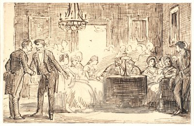 Scena di società di Copenaghen da Wilhelm Marstrand