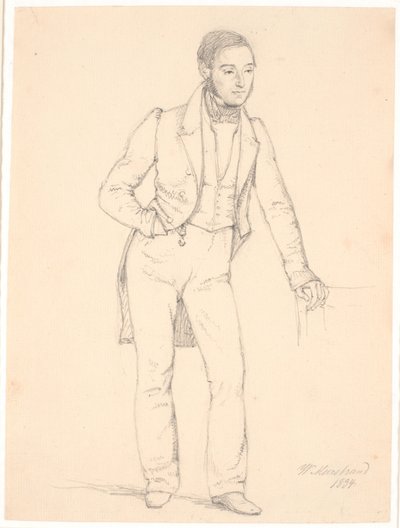 Maestro di concerto Johan Frederik Frølich da Wilhelm Marstrand