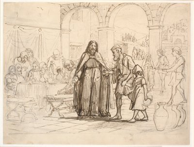 Parabola La grande cena da Wilhelm Marstrand