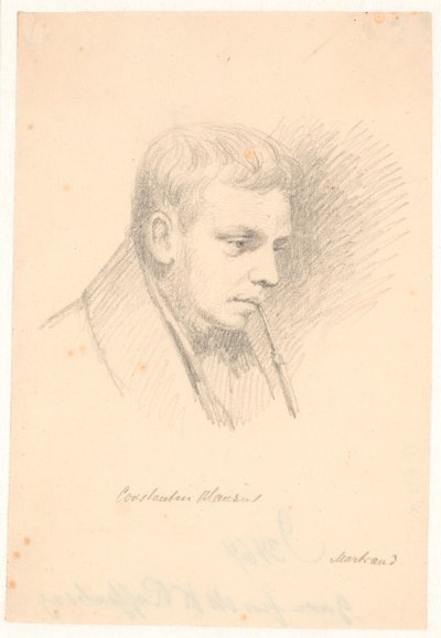 Ritratto di Constantin Hansen da Wilhelm Marstrand