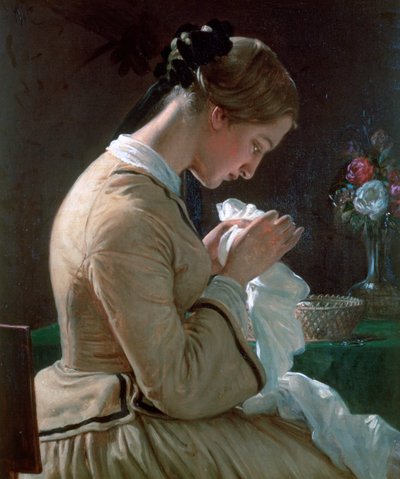 Ritratto di Thora Maria Borch, c1830-1873 da Wilhelm Marstrand
