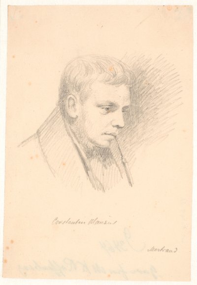 Ritratto di Constantin Hansen da Wilhelm Marstrand