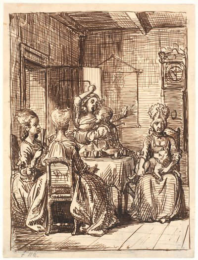 La Visita delle Consigliere a Geske da Wilhelm Marstrand