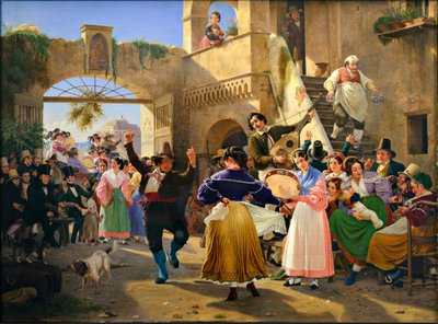 Romani riuniti per festeggiare in un