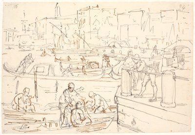 Scena sulla riva a Venezia da Wilhelm Marstrand