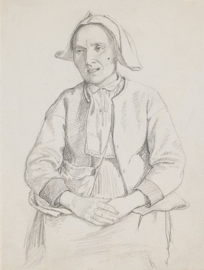 Donna Svedese Seduta, Mezza Figura da Wilhelm Marstrand