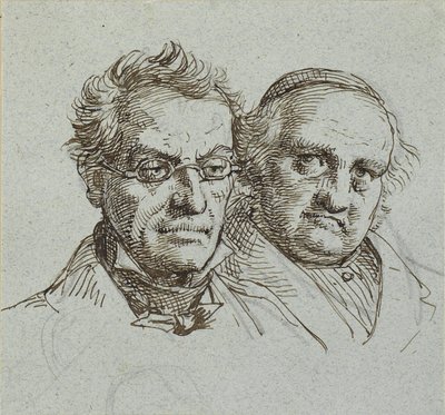 Due uomini da Wilhelm Marstrand