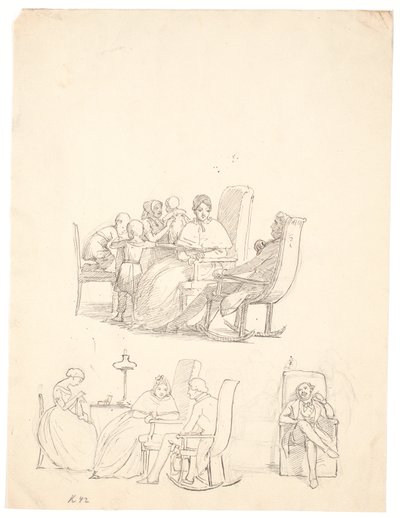 Scene di visita da Wilhelm Marstrand