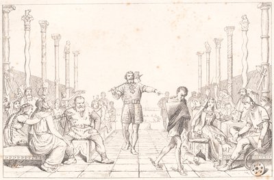Il banchetto di Ægir da Wilhelm Marstrand