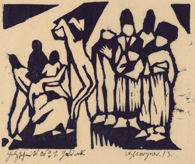 Crocifissione I da Wilhelm Morgner