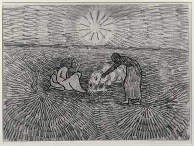 Fuoco di patate II da Wilhelm Morgner