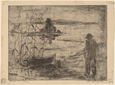 Pesca sul fiume Havel da Wilhelm Oesterle