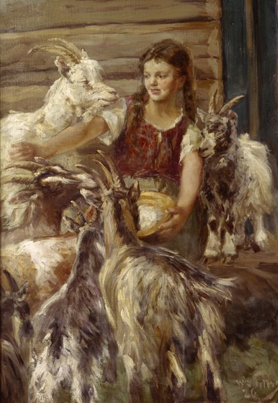 Nutrire le capre da Wilhelm Peters