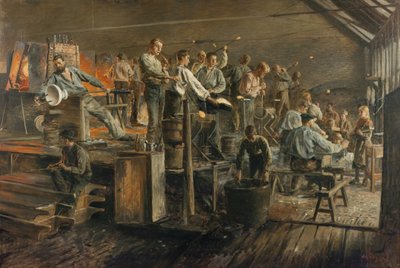 Fabbrica di vetro Hovik da Wilhelm Peters