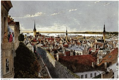 Veduta di Reval, ca. 1855 da Wilhelm Siegfried Stavenhagen