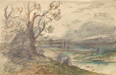 Paesaggio sul fiume da Wilhelm Steinfeld