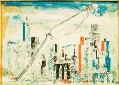 New York, Manhattan con gru da Wilhelm Thöny