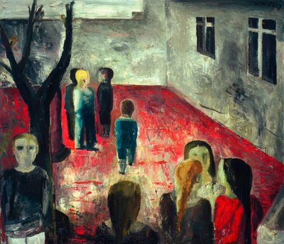 Cortile scolastico prima del 1930 da Wilhelm Thöny
