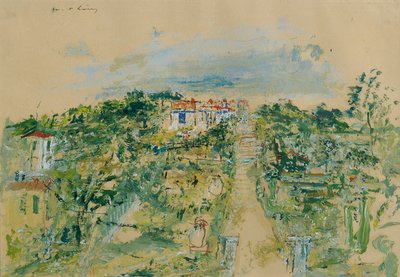 Strada a Sanary-sur-Mer da Wilhelm Thöny