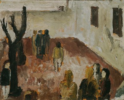 Studio per "Cortile della scuola" da Wilhelm Thöny