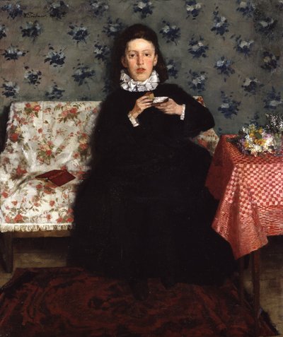 Sul divano da Wilhelm Trübner