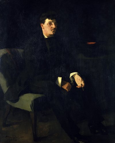 Il pittore Carl Schuch da Wilhelm Trübner