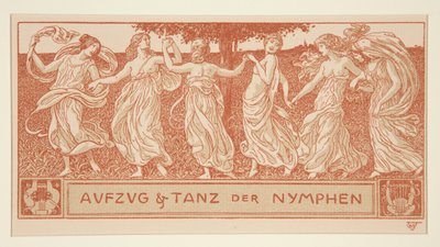 Processione e danza delle ninfe da Wilhelm Volz