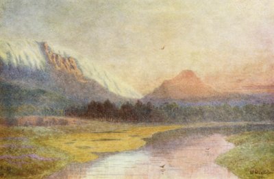 Un tramonto sulla Testa del Leone, effetto del vento sud-orientale da Wilhelm Westhofen