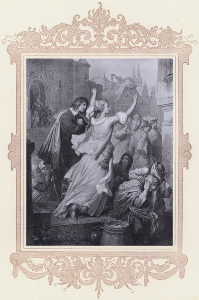 Clarchen, Egmont (litografia) da Wilhelm von (after) Kaulbach
