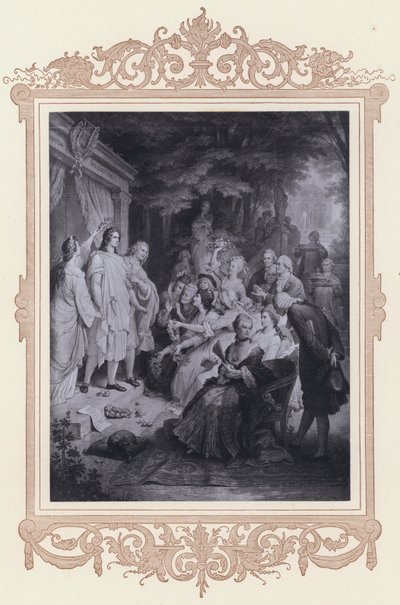 Goethe a Weimar da Wilhelm von (after) Kaulbach
