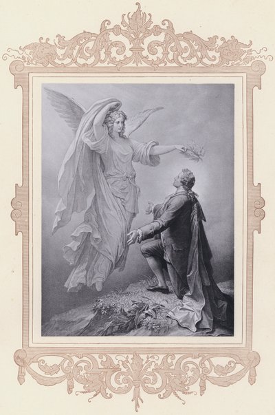 La musa di Goethe, Zueignung da Wilhelm von (after) Kaulbach