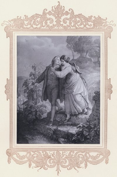 Hermann e Dorothea da Wilhelm von (after) Kaulbach