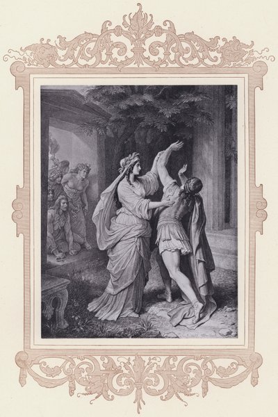 Ifigenia, Ifigenia in Tauride da Wilhelm von (after) Kaulbach