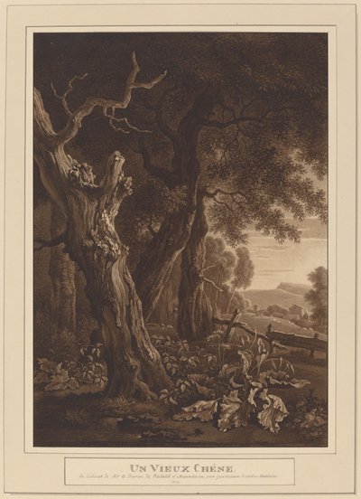 Antiche querce in un paesaggio da Wilhelm von Kobell, after Jan Wijnants