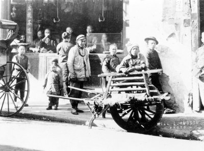 Una Carriola, Cina, c.1905-7 da Will E. Hudson