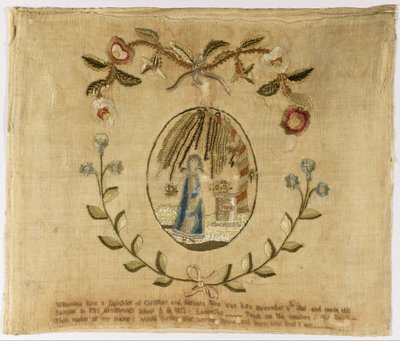 Quadro ricamato da Willamina Rine