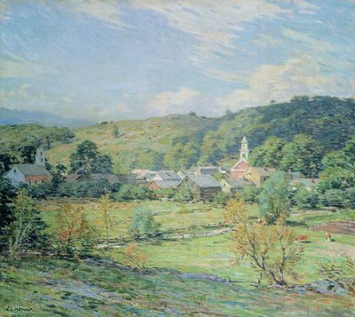 Mattina di settembre, Plainfield, New Hampshire da Willard Leroy Metcalf