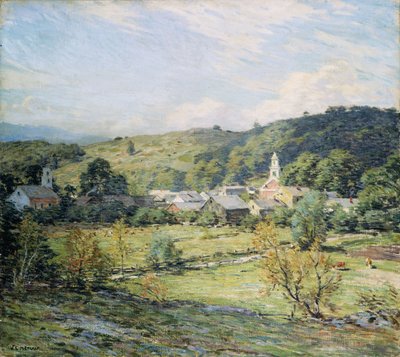 Mattina di settembre, Plainfield, New Hampshire da Willard Leroy Metcalf
