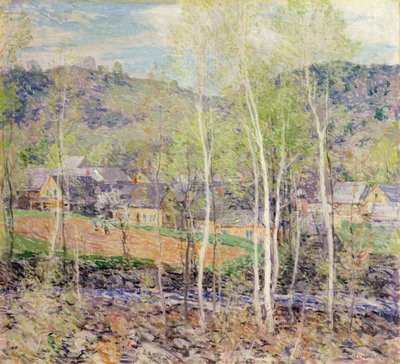 Il Villaggio in Primavera da Willard Leroy Metcalf