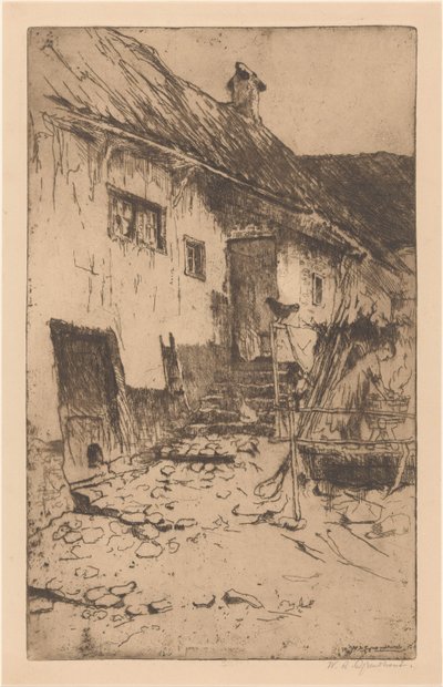 Fattoria da Willem Adrianus Grondhout (signed by artist)